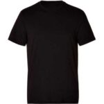 Black dry fit sportswear T-shirt